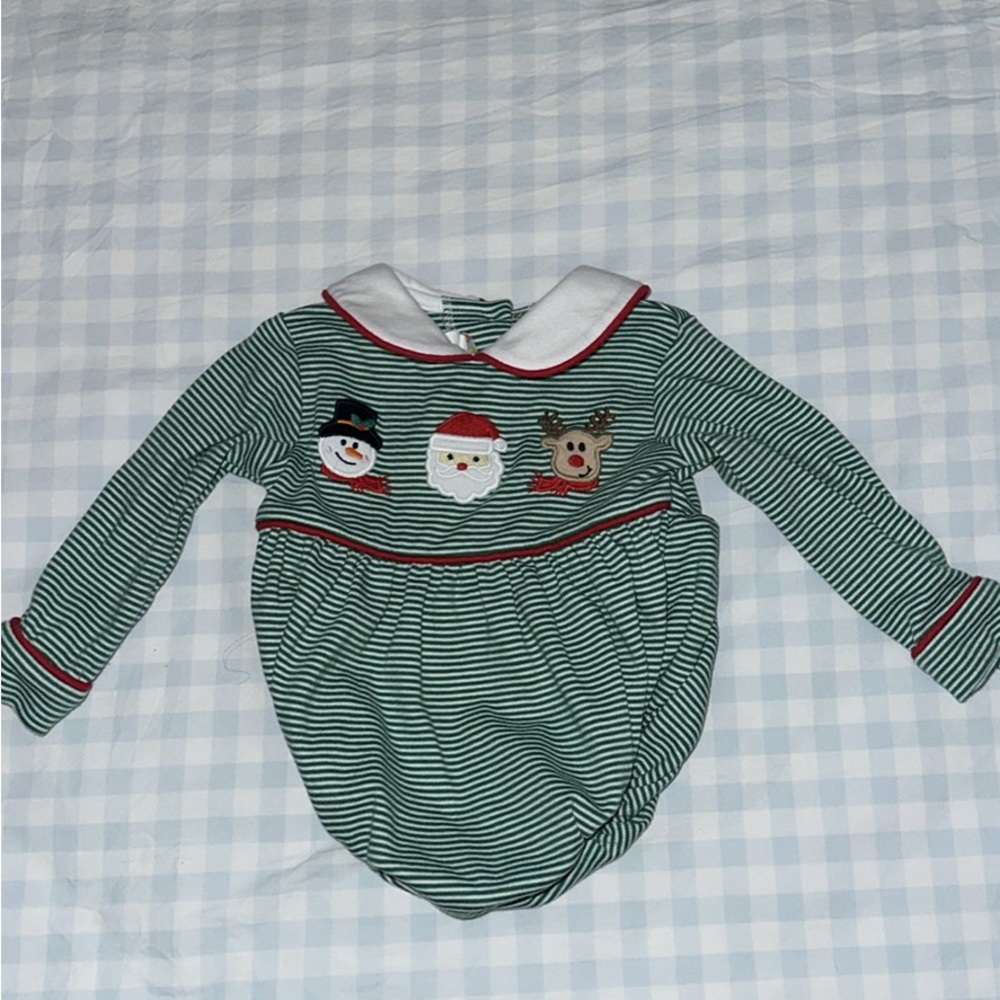 Christmas bubble outfit size 6M